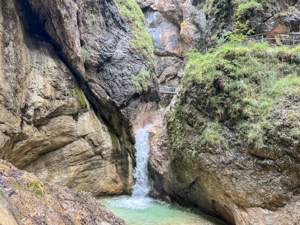 Almbachklamm in Berchtesgaden National Park in Duitsland
