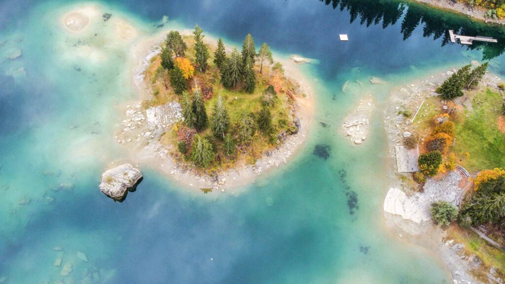 Caumasee in Zwitserland