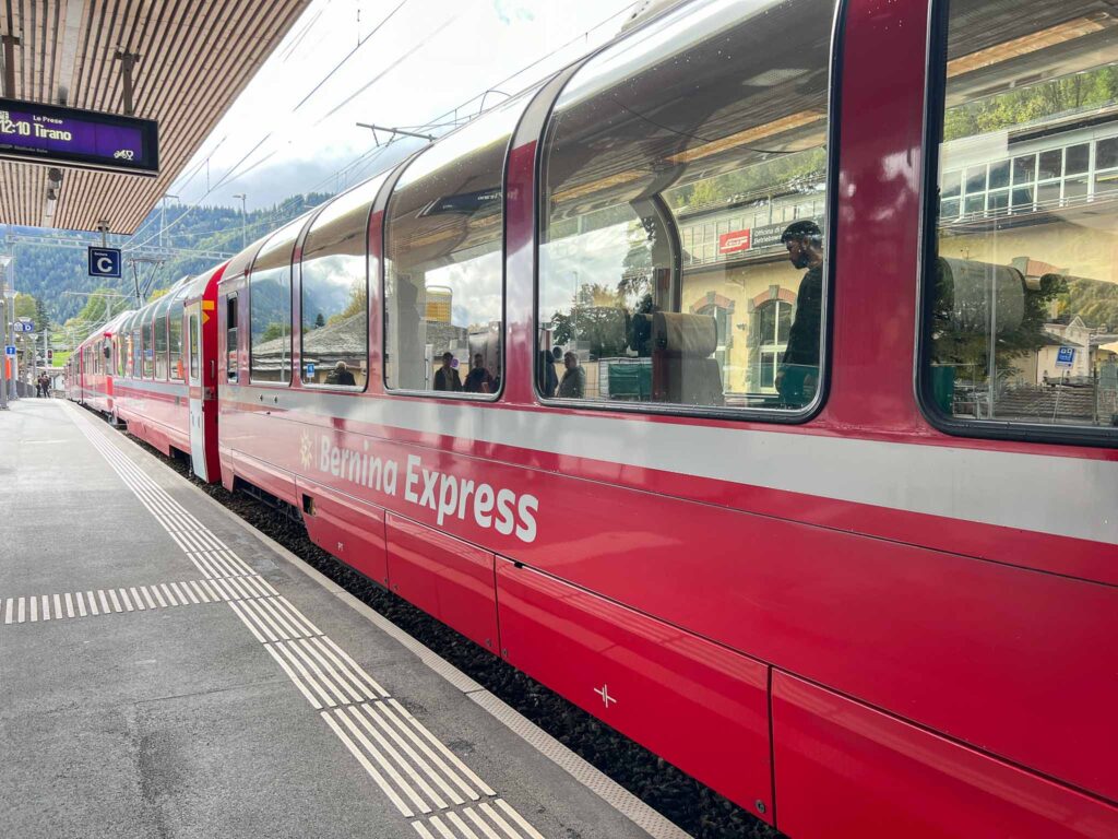 Bernina Express in Zwitserland