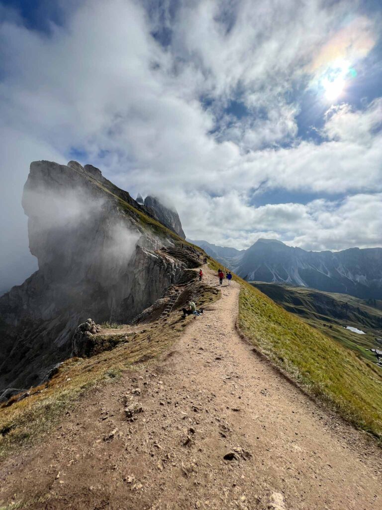 Wandelen bij de Seceda in de Dolomieten