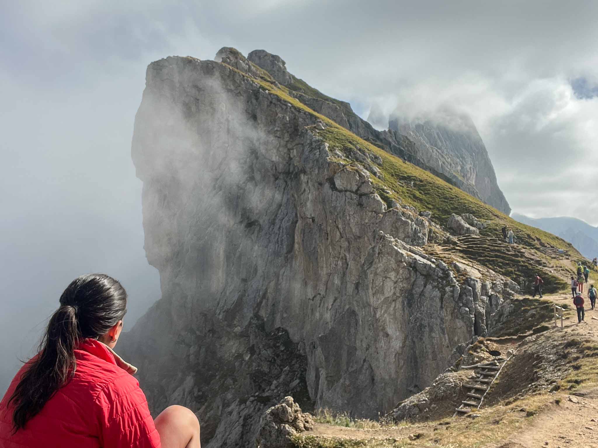 Wandelen bij de Seceda in de Dolomieten