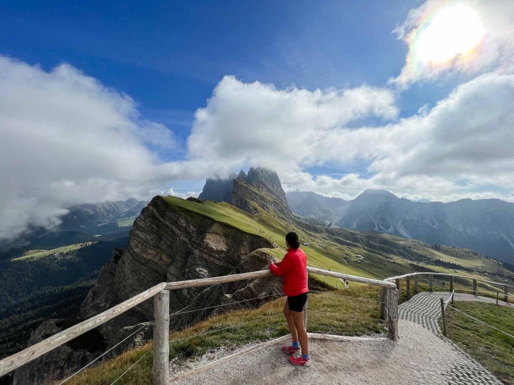 Wandelen bij de Seceda in de Dolomieten
