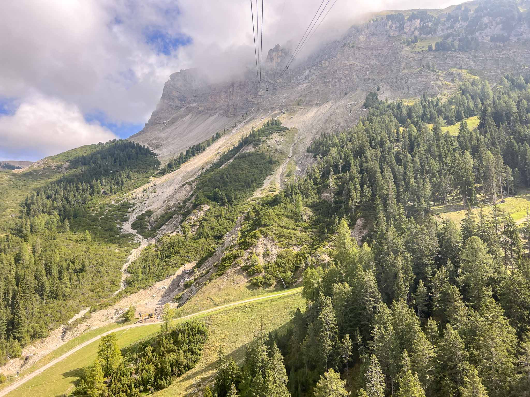 Kabelbaan naar de Seceda