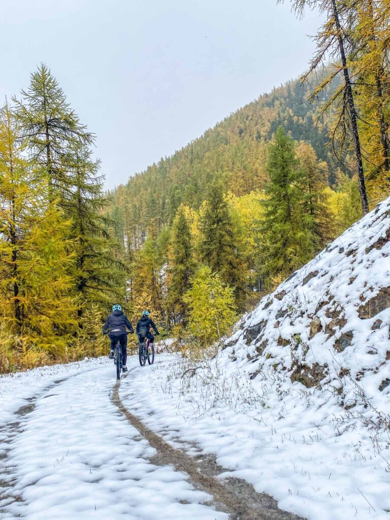 Fietsen in serre chevalier