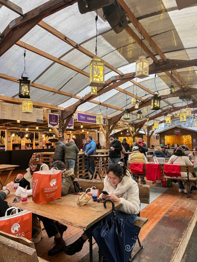 Kerstmarkten in Lausanne