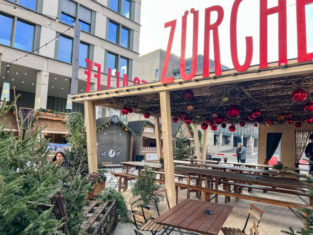 Kerstmarkten in Zurich
