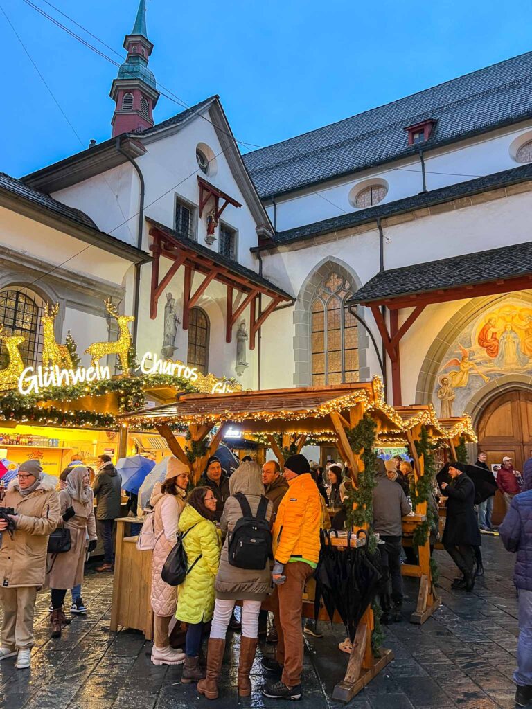 Kerstmarkten in Luzern