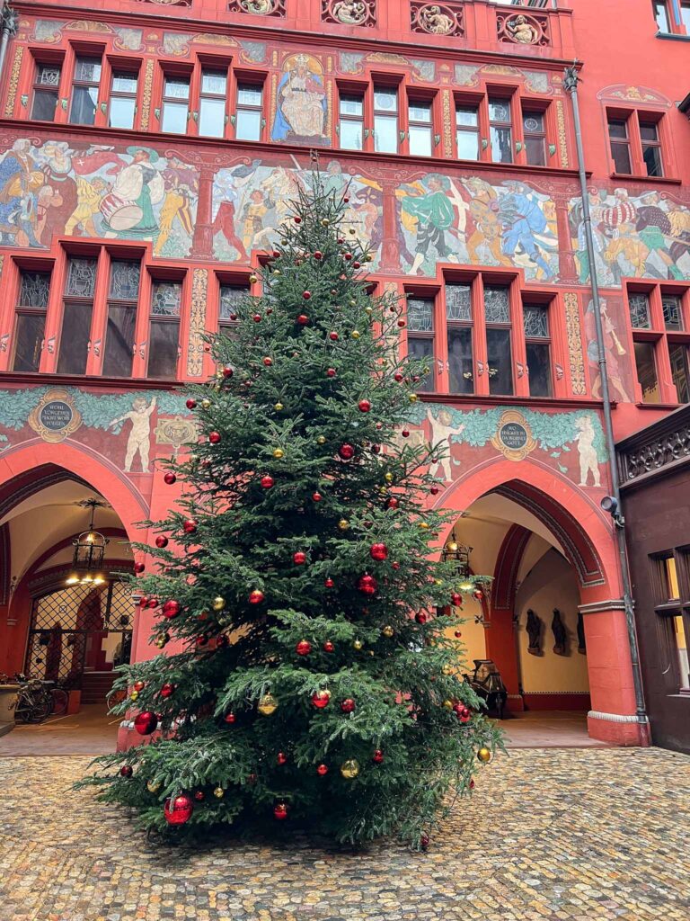 Kerstmarkten in Bazel