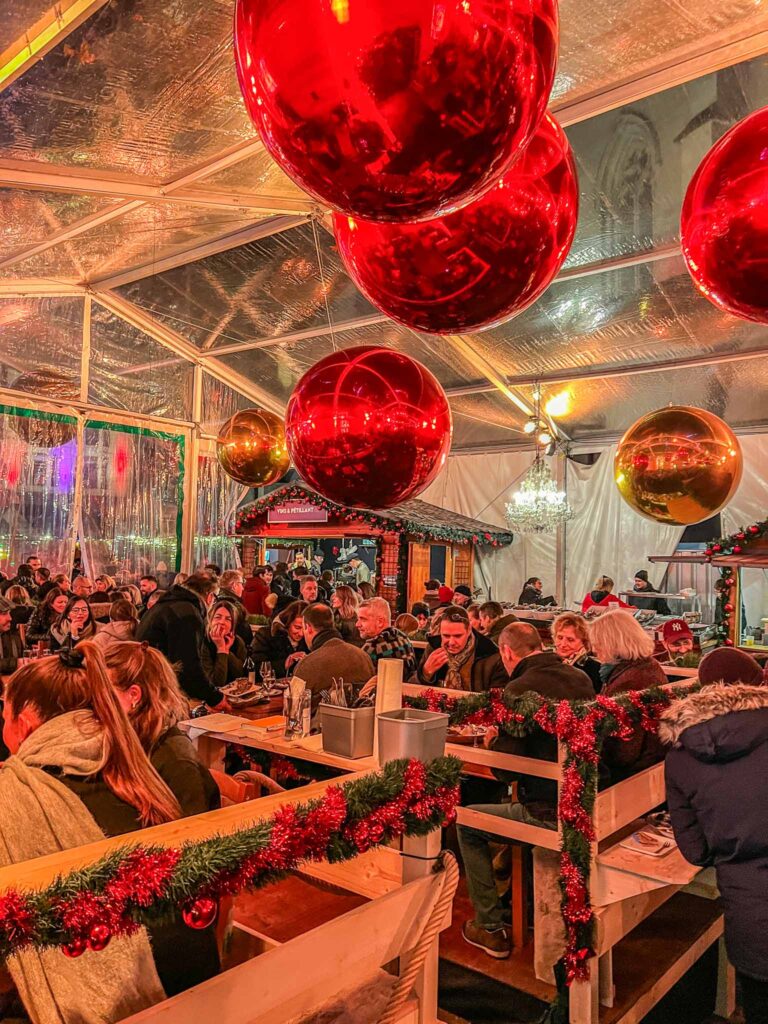 Kerstmarkten in Lausanne