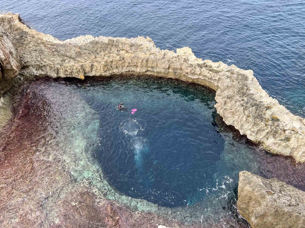 Blue Hole op Gozo