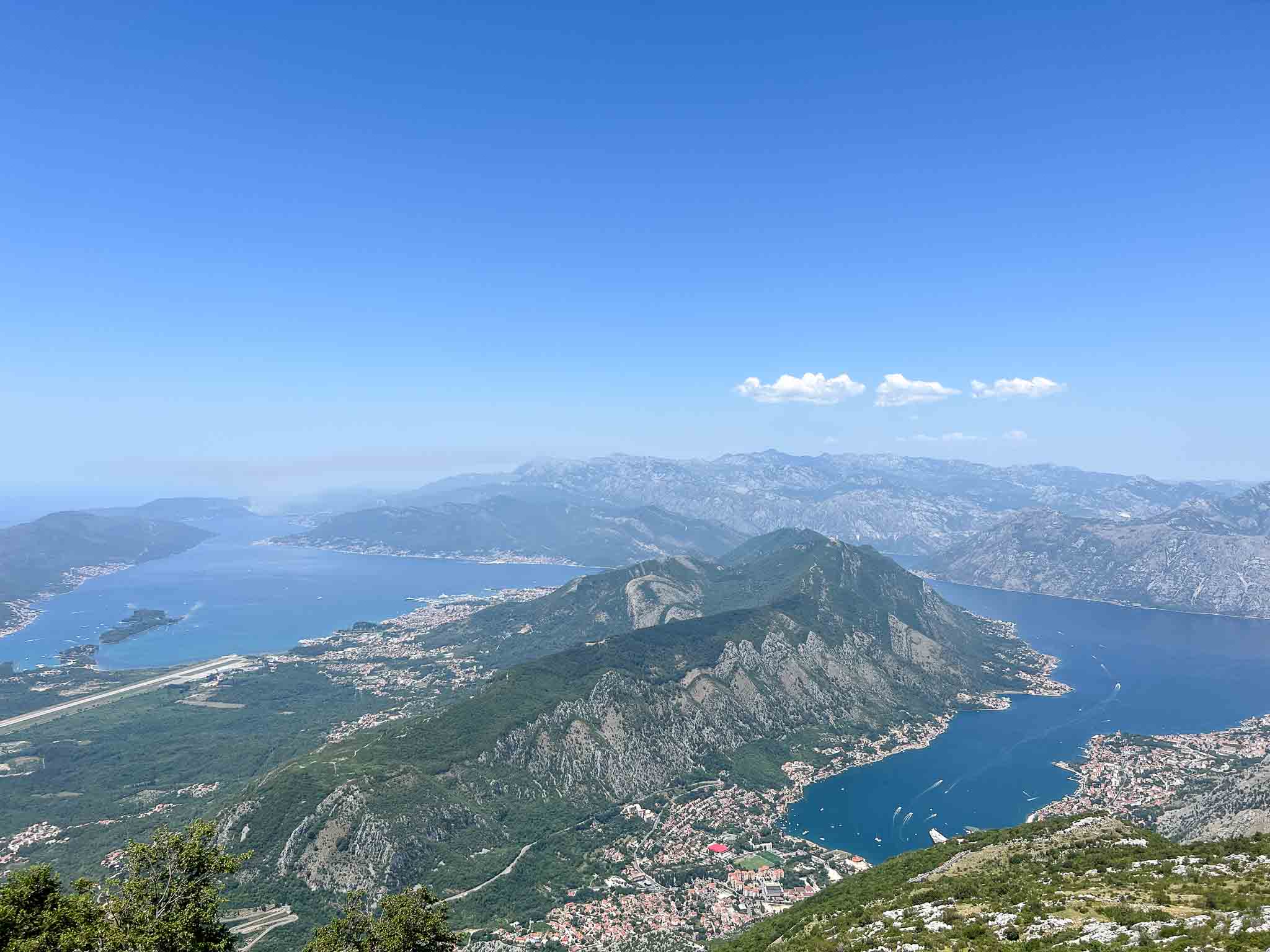 Baai van Kotor in Montenegro