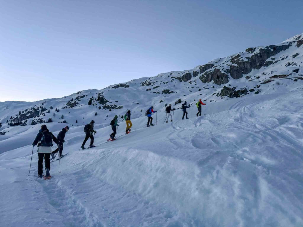 Sneewschoenwandelen in Aletsch Arena