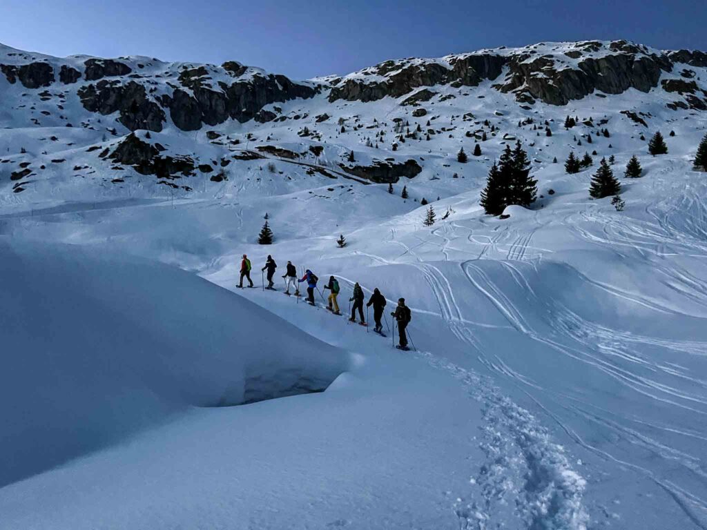 Sneewschoenwandelen in Aletsch Arena