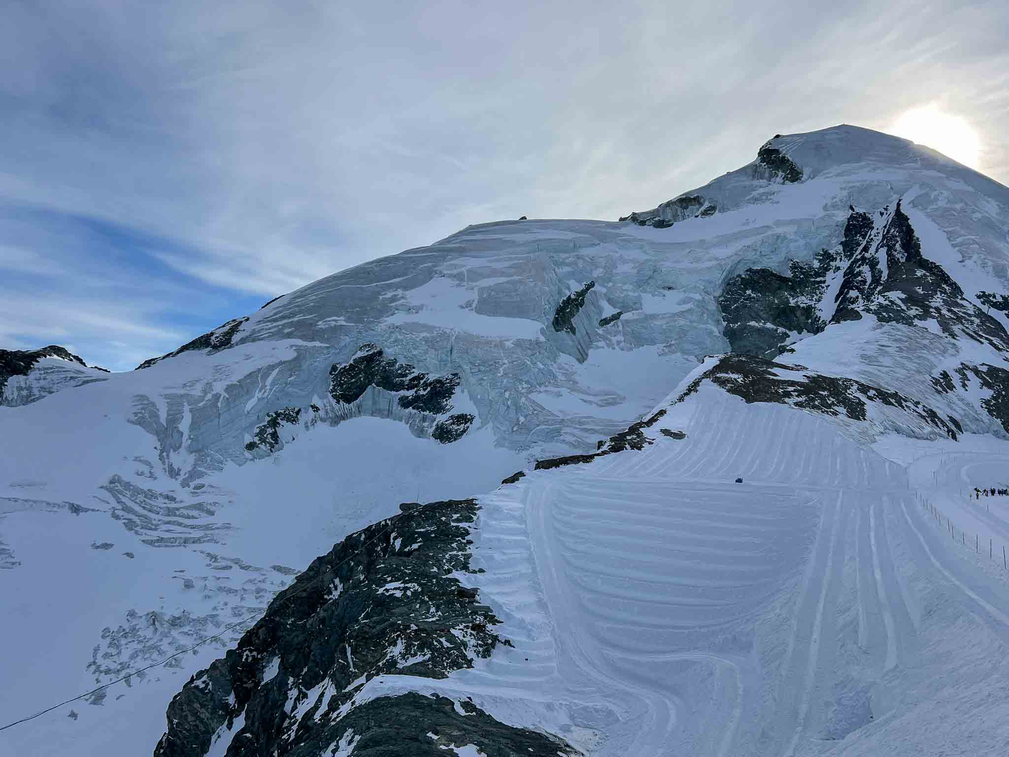 Saas Fee in de regio Wallis