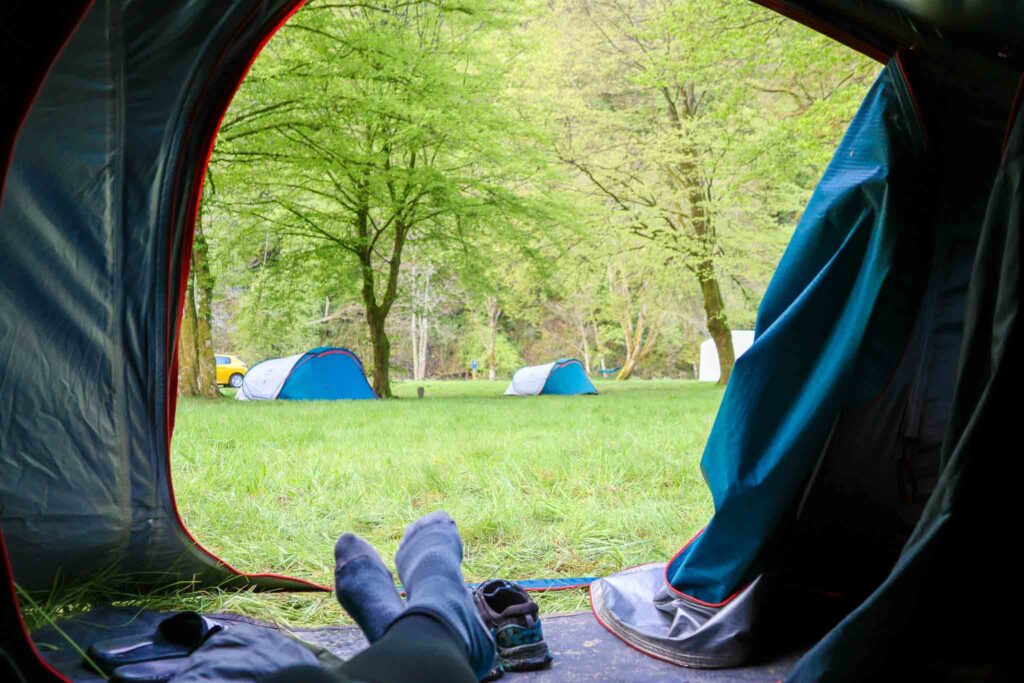 Kampeen bij het Packraften in de Franse Ardennen