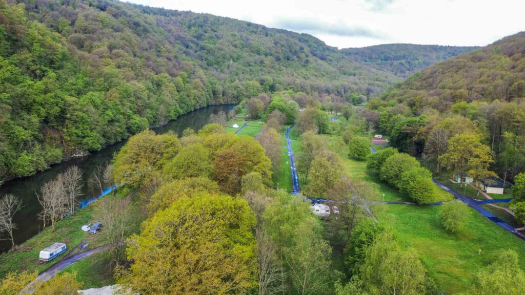 Kampeen bij het Packraften in de Franse Ardennen
