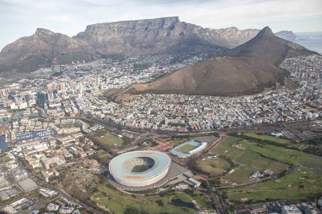 Helikoptervlucht in Kaapstad