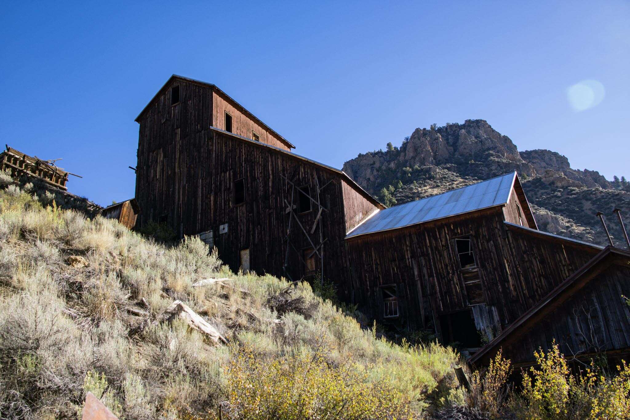 Ghost town Bayhorse in Idaho