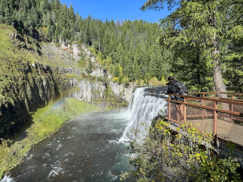 Mesa Falls in Idaho
