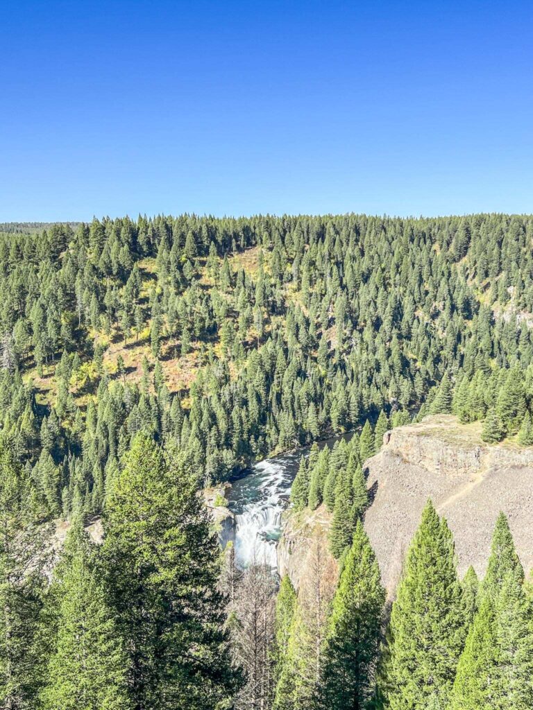Mesa Falls in Idaho