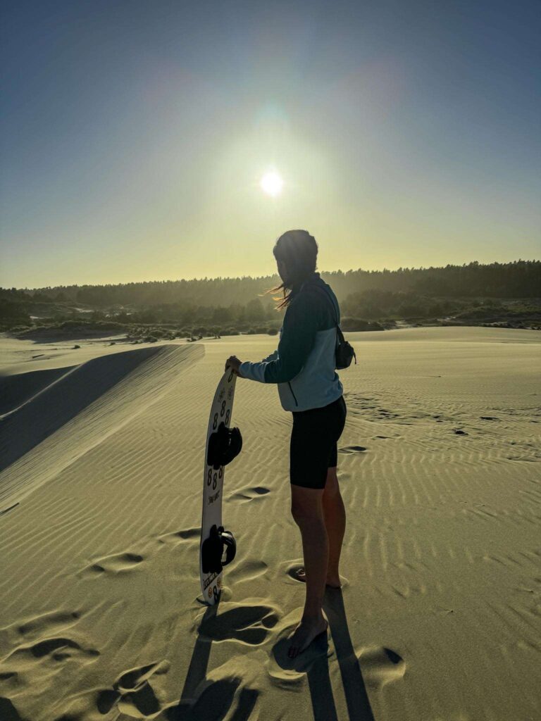 Sandboarden in Oregon