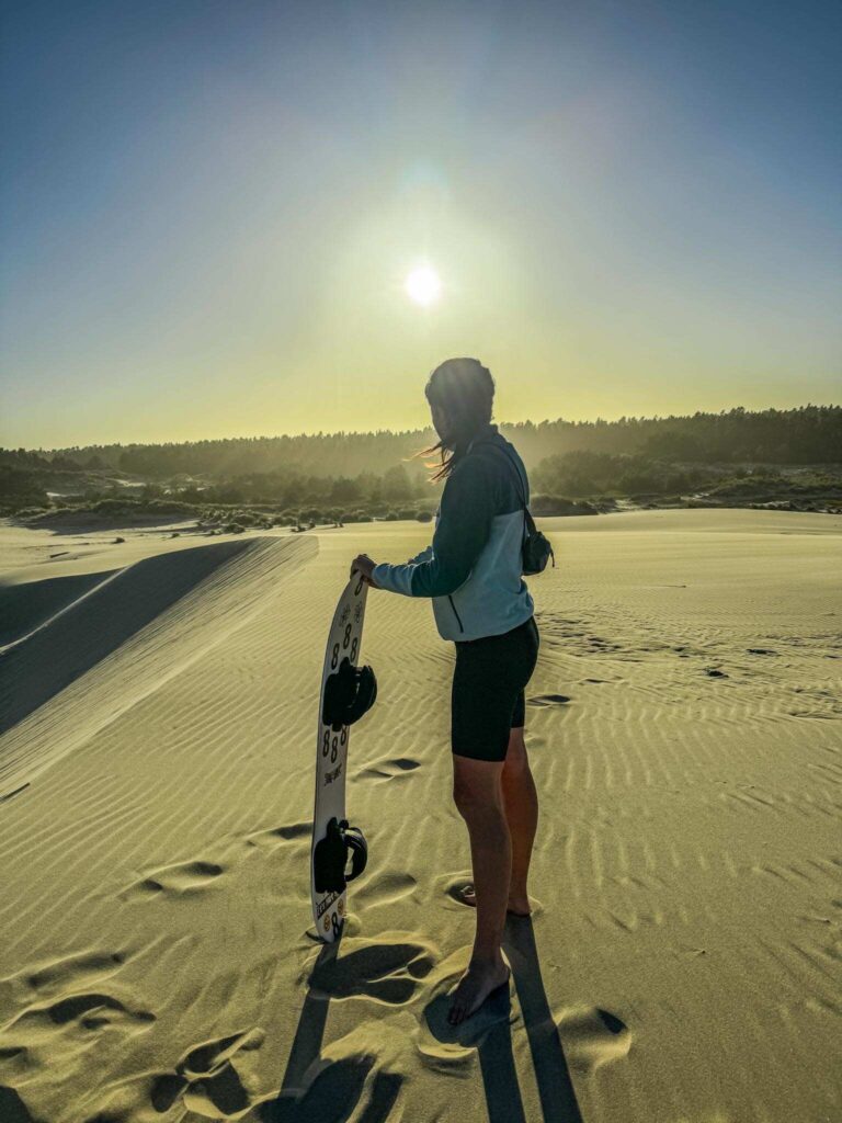 Sandboarden in Oregon
