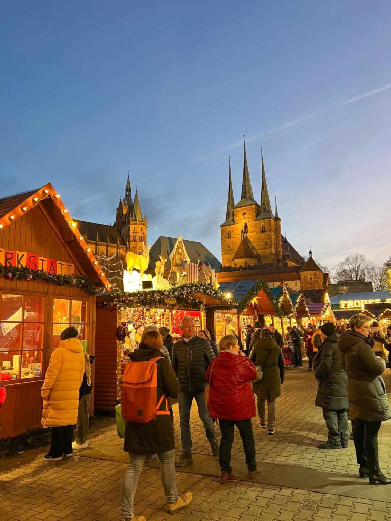 Kerstmarkten in Erfurt