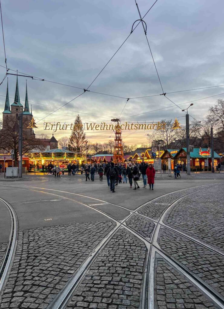 Kerstmarkten in Erfurt