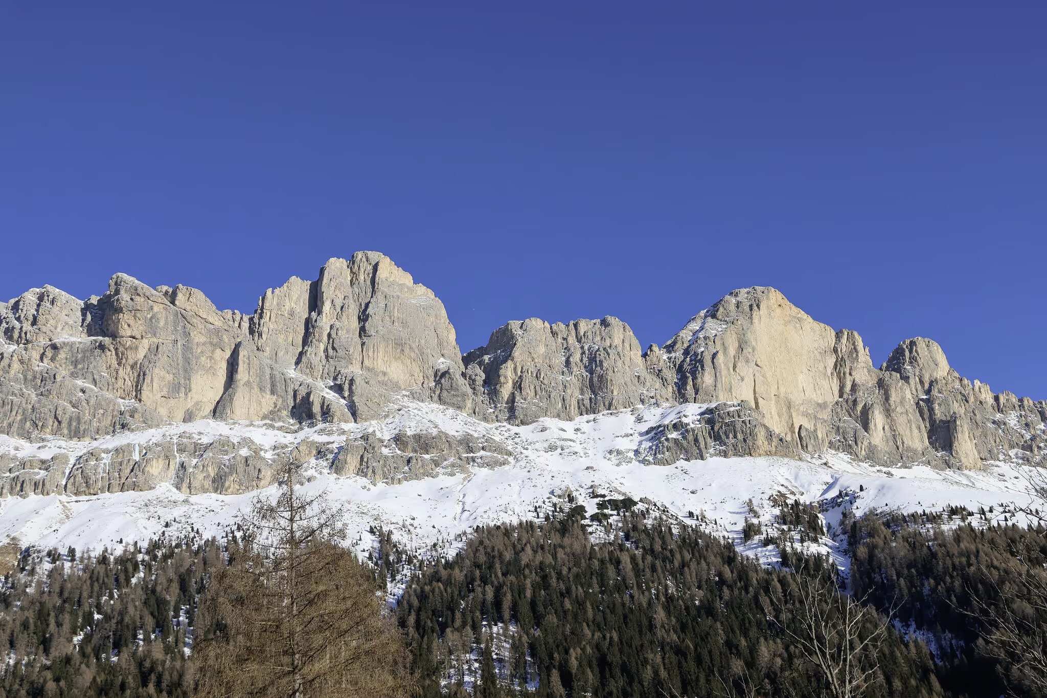 Winter in de Dolomieten