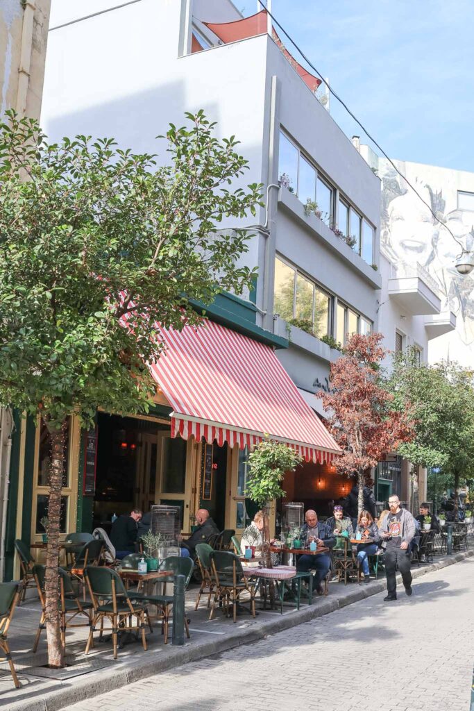 De wijk Psyri in Athene