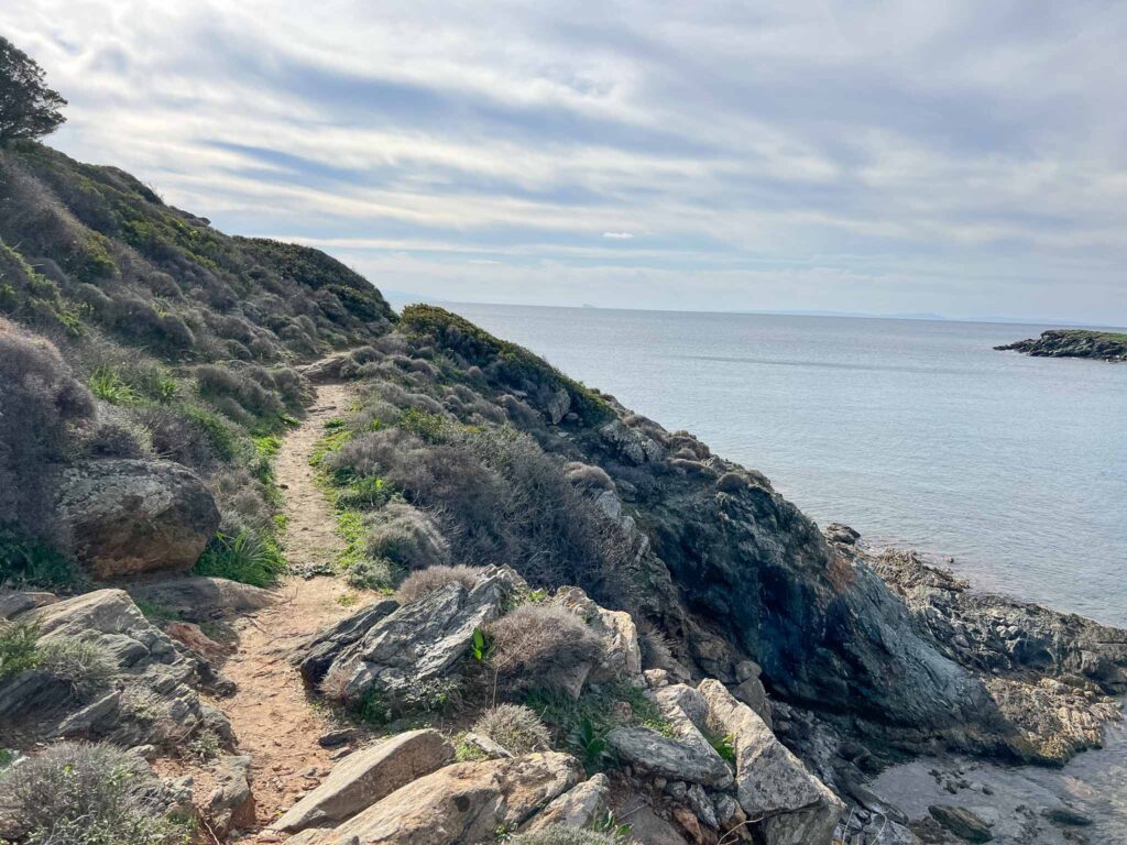 Wandelen bij Kini op Syros