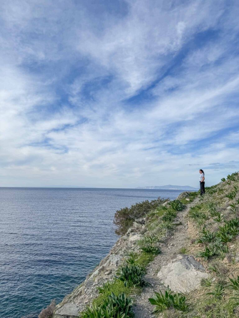 Wandelen bij Kini op Syros
