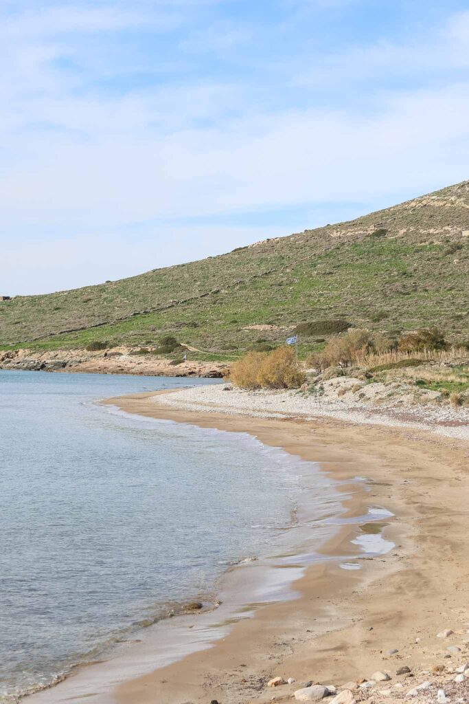 Wandelen bij Kini op Syros