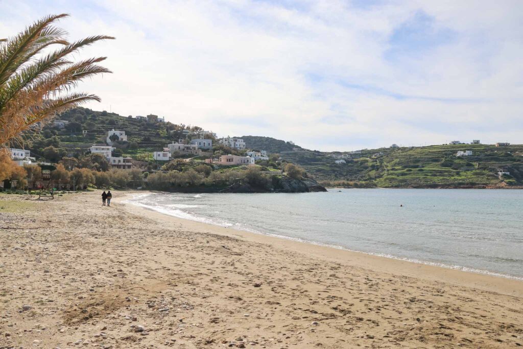 stranden op Syros