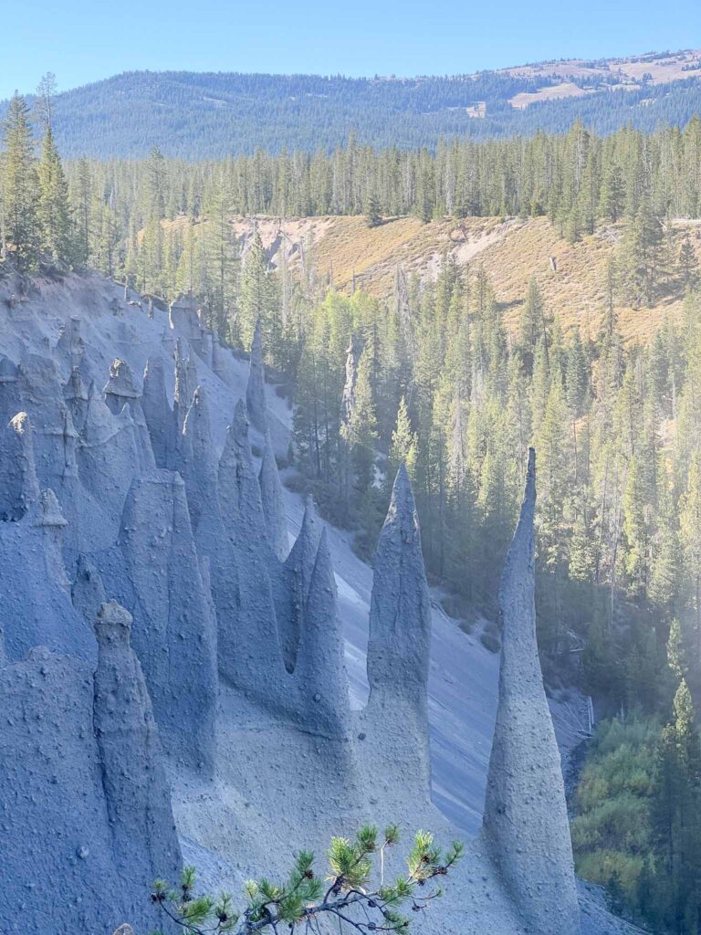 Pinnacles in Crater Lake