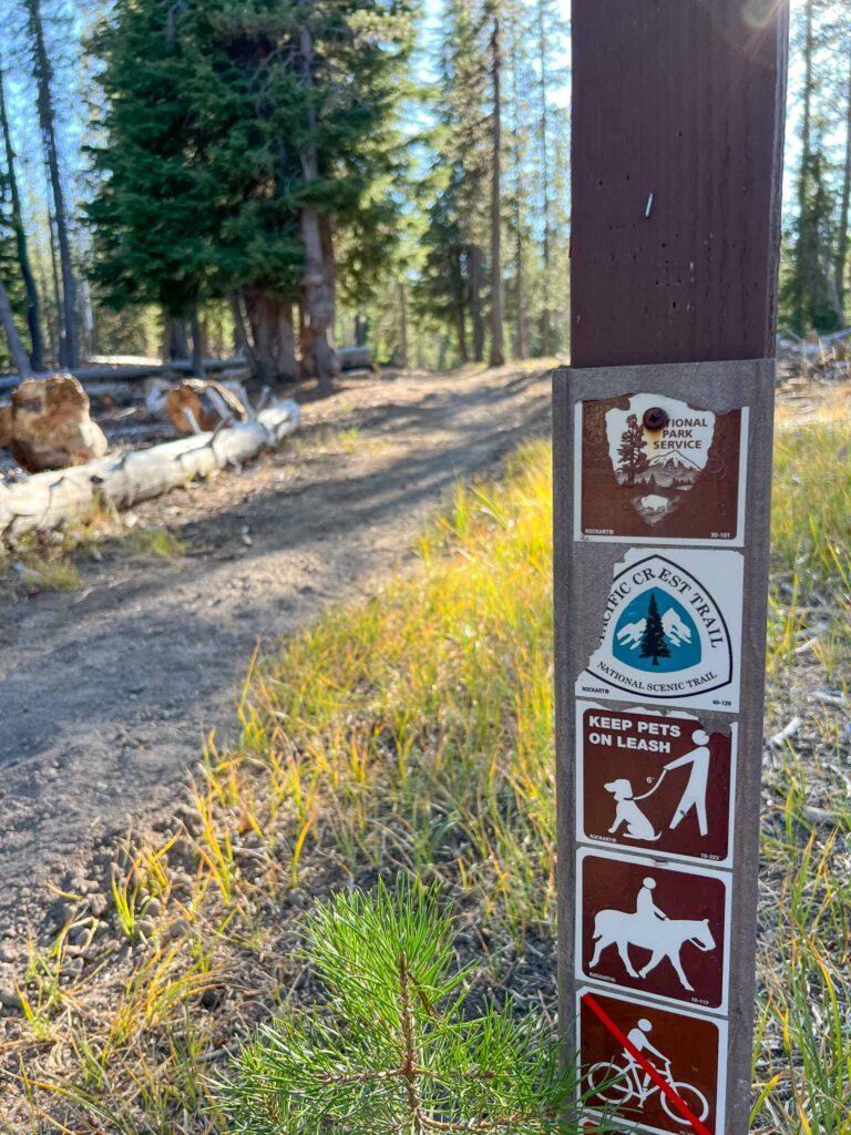 PCT in Crater Lake