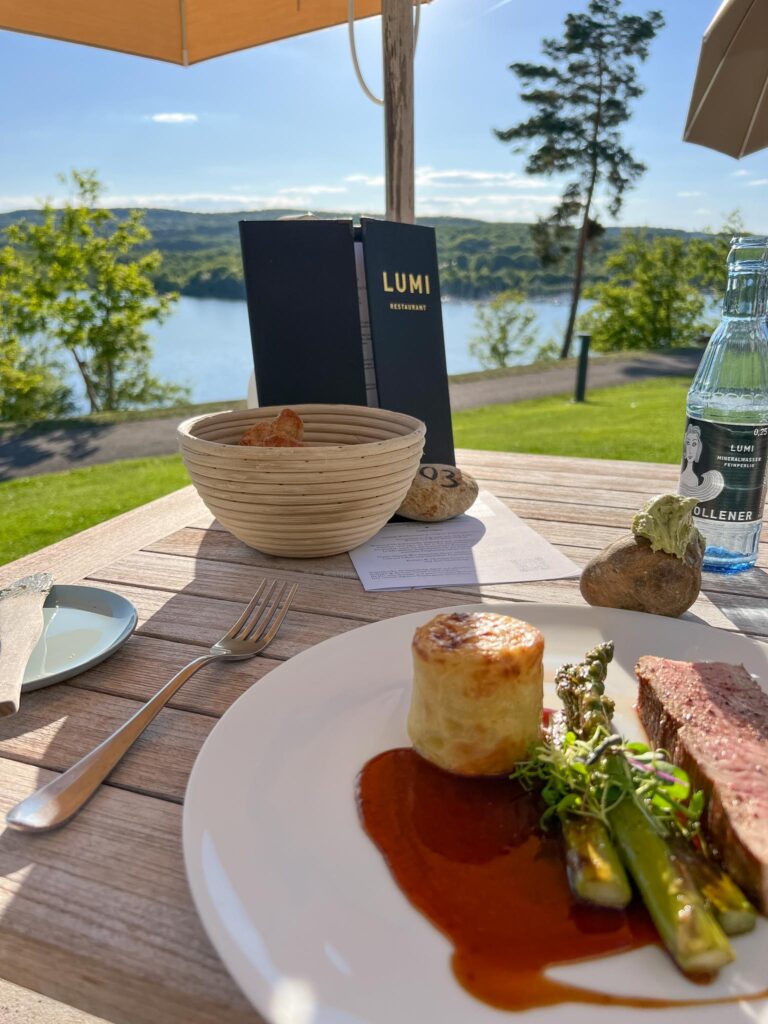 Eten bij de Seezeitlodge